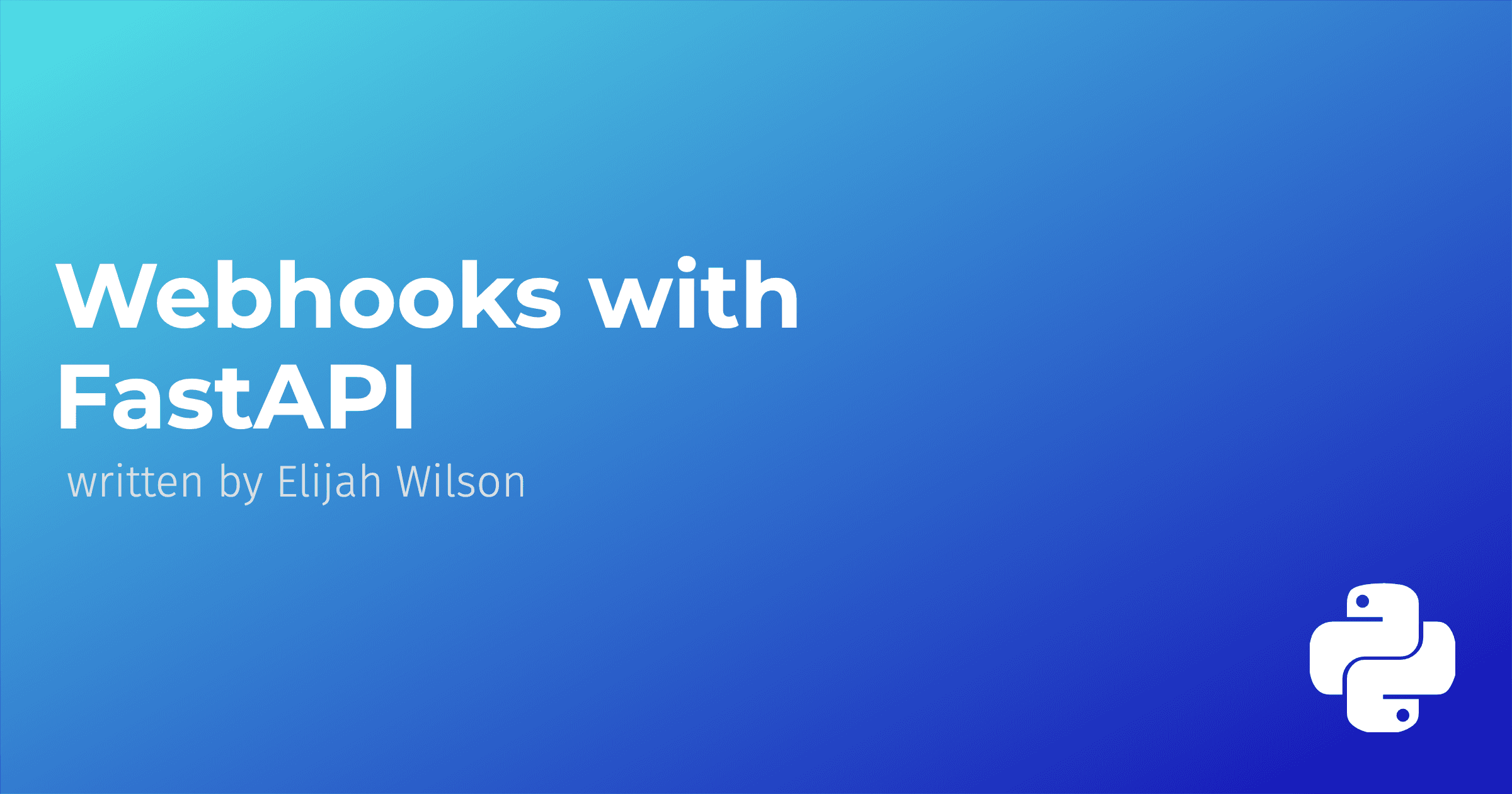 Webhooks with FastAPI